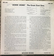 Load image into Gallery viewer, Zoot Sims : Down Home (LP, Album)
