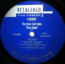 Load image into Gallery viewer, Zoot Sims : Down Home (LP, Album)

