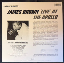 Load image into Gallery viewer, James Brown : 'Live' At The Apollo (LP, Album, RE, 180)
