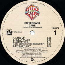 Laden Sie das Bild in den Galerie-Viewer, Shriekback : Care (LP, Album, All)
