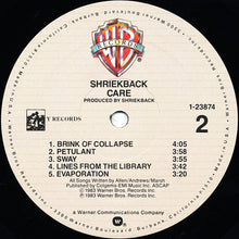Laden Sie das Bild in den Galerie-Viewer, Shriekback : Care (LP, Album, All)
