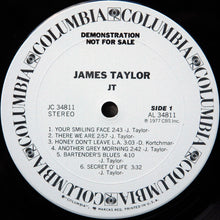 Charger l'image dans la galerie, James Taylor (2) : JT (LP, Album, Promo, Pit)
