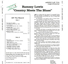 Charger l'image dans la galerie, The Ramsey Lewis Trio : Country Meets The Blues (LP, Album)
