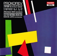 Charger l&#39;image dans la galerie, Prokofiev*, Scottish National Orchestra*, Neeme Järvi : Symphony No.1 In D Op.25, &#39;Classical&#39; / Symphony No.4, Op.112 (Revised 1947 Version) (CD, Album)
