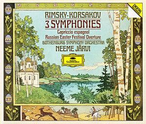 Rimsky-Korsakov*, Gothenburg Symphony Orchestra*, Neeme Järvi : 3 Symphonies / Capriccio Espagnol / Russian Easter Festival Overture (2xCD, Album)