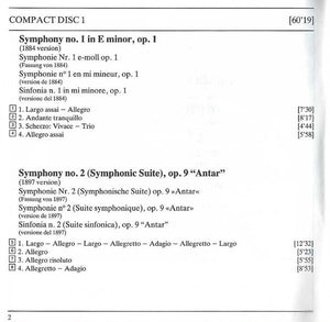 Rimsky-Korsakov*, Gothenburg Symphony Orchestra*, Neeme Järvi : 3 Symphonies / Capriccio Espagnol / Russian Easter Festival Overture (2xCD, Album)