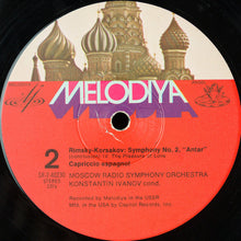 Load image into Gallery viewer, Rimsky-Korsakov*, Konstantin Ivanov, Moscow Radio Symphony Orchestra* : Antar (Symphony No. 2, Op. 9) / Capriccio Espagnol (LP, Album)
