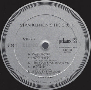 Stan Kenton Band* And June Christy : The Powerful Stan Kenton Band And The Pretty June Christy Voice With Stan Kenton (LP, Comp)