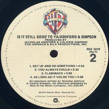 Charger l'image dans la galerie, Ashford &amp; Simpson : Is It Still Good To Ya (LP, Album, Los)
