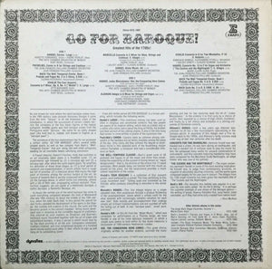 Various : Go For Baroque! Greatest Hits Of The 1700s (LP, Comp)