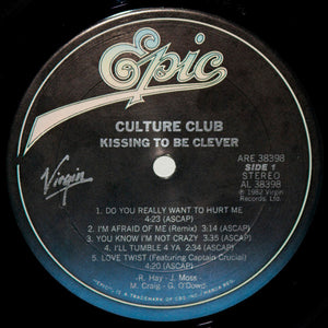 Culture Club : Kissing To Be Clever (LP, Album, 1st)