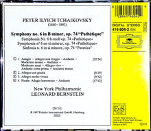 Load image into Gallery viewer, Peter Tchaikovsky*, New York Philharmonic • Leonard Bernstein : Symphony No.6 &quot;Pathétique&quot; (CD, Album)
