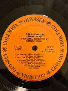 Rosa Ponselle Sings Verdi* : Rosa Ponselle Sings Verdi (LP, Comp, Mono)