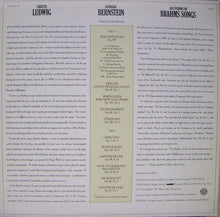 Laden Sie das Bild in den Galerie-Viewer, Christa Ludwig, Leonard Bernstein - Brahms* : An Evening Of Brahms Songs (LP, Album)
