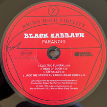 Laden Sie das Bild in den Galerie-Viewer, Black Sabbath : Paranoid (LP, Album, Ltd, RE, 180)
