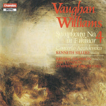 Laden Sie das Bild in den Galerie-Viewer, Vaughan Williams*, Kenneth Sillito, Bryden Thomson, The London Symphony Orchestra* : Symphony No. 4 In F Minor / Concerto Accademico (CD)
