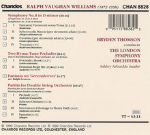 Laden Sie das Bild in den Galerie-Viewer, Vaughan Williams* - The London Symphony Orchestra*, Bryden Thomson : Symphony No.8 In D Minor / Partita For Double String Orchestra / Fantasia On Greensleeves / Two Hymn-Tune Preludes (CD, Album)
