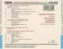 Charger l&#39;image dans la galerie, Vaughan Williams* - The London Symphony Orchestra*, Bryden Thomson : Symphony No.8 In D Minor / Partita For Double String Orchestra / Fantasia On Greensleeves / Two Hymn-Tune Preludes (CD, Album)
