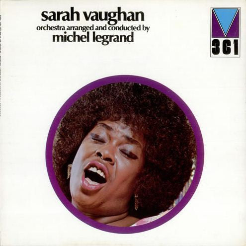 Sarah Vaughan And Michel Legrand : Orchestra Arranged And Conducted By Michel Legrand (LP, Album, Gat)