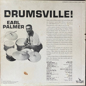 Earl Palmer : Drumsville! (LP, Album, Mono)