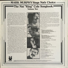 Charger l'image dans la galerie, Mark Murphy : Mark Murphy Sings The Nat King Cole Songbook Volume Two (LP, Album)
