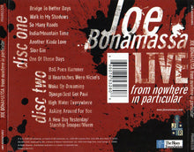 Load image into Gallery viewer, Joe Bonamassa : Live From Nowhere In Particular (2xCD, Album)
