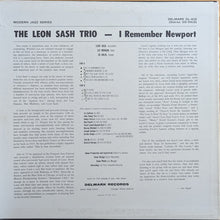 Charger l'image dans la galerie, Leon Sash : I Remember Newport (LP, Album)
