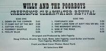 Laden Sie das Bild in den Galerie-Viewer, Creedence Clearwater Revival : Willy And The Poor Boys (LP, Album, RE, 180)
