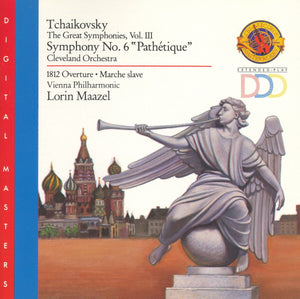 Tchaikovsky* - Lorin Maazel, The Cleveland Orchestra • Vienna Philharmonic* : Symphony No. 6 "Pathétique" • Marche Slave • 1812 Overture (CD, Comp)