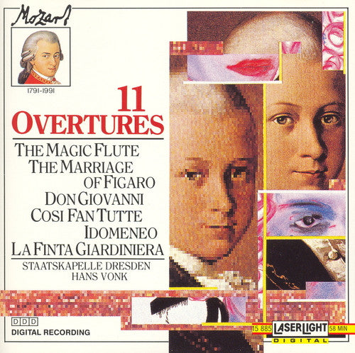 Wolfgang Amadeus Mozart - Hans Vonk, Staatskapelle Dresden : 11 Overtures (CD, Comp)