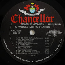 Laden Sie das Bild in den Galerie-Viewer, Frankie Avalon : A Whole Lotta Frankie (LP, Comp, Mono)
