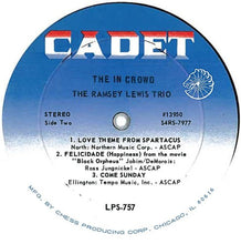 Laden Sie das Bild in den Galerie-Viewer, The Ramsey Lewis Trio : The In Crowd (LP, Album)
