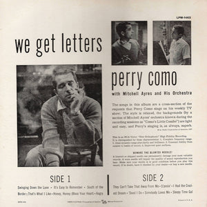 Perry Como : We Get Letters (LP, Album, Ind)