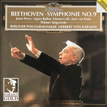 Load image into Gallery viewer, Beethoven*, Janet Perry, Agnes Baltsa, Vinson Cole, José van Dam, Wiener Singverein, Berliner Philharmoniker, Herbert von Karajan : Symphonie No. 9 (CD, Album, RE, RM, PMD)
