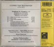 Load image into Gallery viewer, Beethoven*, Janet Perry, Agnes Baltsa, Vinson Cole, José van Dam, Wiener Singverein, Berliner Philharmoniker, Herbert von Karajan : Symphonie No. 9 (CD, Album, RE, RM, PMD)
