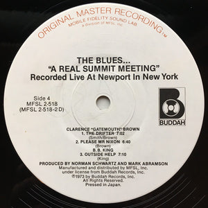 Various : The Blues... "A Real Summit Meeting" (2xLP, Gat)