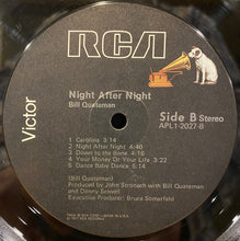 Load image into Gallery viewer, Bill Quateman : Night After Night (LP, Album)
