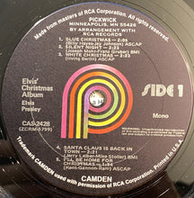 Laden Sie das Bild in den Galerie-Viewer, Elvis Presley : Elvis' Christmas Album (LP, Album, Mono, RE)
