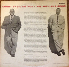 Laden Sie das Bild in den Galerie-Viewer, Count Basie / Joe Williams : Count Basie Swings Joe Williams Sings (LP, Album, Mono, RE, Hol)
