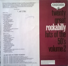 Load image into Gallery viewer, Various : 20 Great Rockabilly Hits Of The 50's Volume 2 (LP, Comp, Mono)
