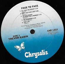 Laden Sie das Bild in den Galerie-Viewer, Trevor Rabin : Face To Face (LP, Album)

