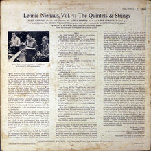 Charger l'image dans la galerie, Lennie Niehaus : Vol. 4: The Quintets &amp; Strings (LP, Album, Mono)
