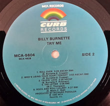 Laden Sie das Bild in den Galerie-Viewer, Billy Burnette : Try Me (LP, Album, Glo)
