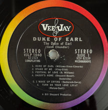 Laden Sie das Bild in den Galerie-Viewer, Gene Chandler : The Duke Of Earl (LP, Album)
