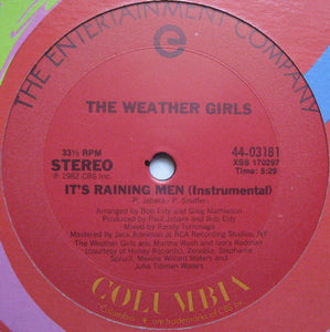 The Weather Girls : It's Raining Men (12")