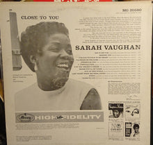 Charger l'image dans la galerie, Sarah Vaughan : Close To You (LP, Album, Mono)
