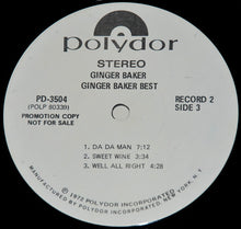 Load image into Gallery viewer, Ginger Baker : At His Best (2xLP, Comp, Promo, Top)
