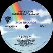 Laden Sie das Bild in den Galerie-Viewer, Bronski Beat : Hundreds &amp; Thousands (The Remix Plus) (LP, Album)

