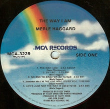 Load image into Gallery viewer, Merle Haggard : The Way I Am (LP, Album)
