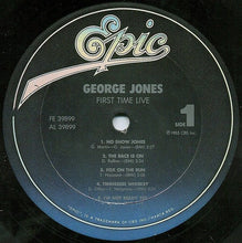 Load image into Gallery viewer, George Jones (2) : First Time Live! (LP, Album, Pit)

